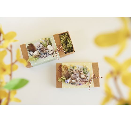 VBS Matchboxes "Kraft paper", 11 cm