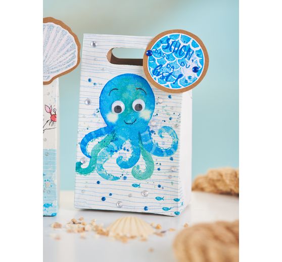 VBS Kraft paper "Gift bag", 10 pieces