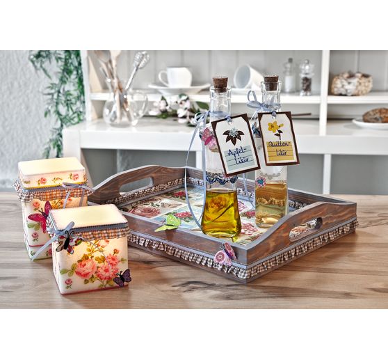VBS Wooden tray, set of 3