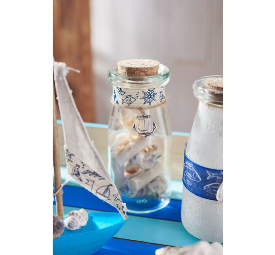VBS glass bottle with cork