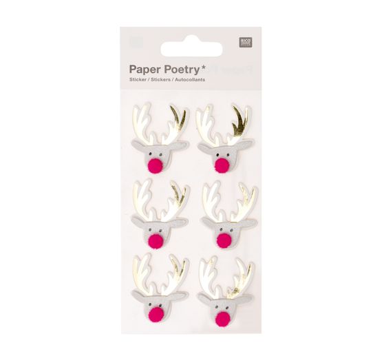 3D Sticker "Reindeer"