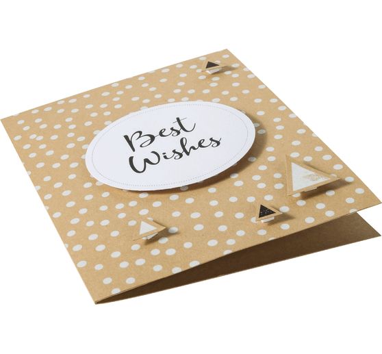 Blok s motivem "Kraftový papír s potiskem motivů"