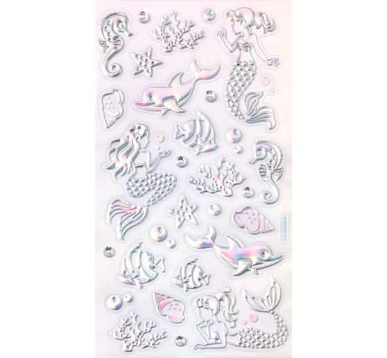 Metalická nálepka "Mermaid"