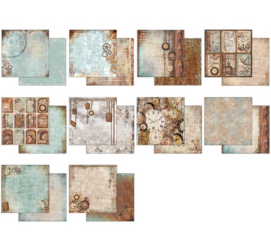 Scrapbook block "Clockwise"