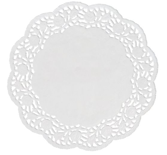 VBS Lace doily, white
