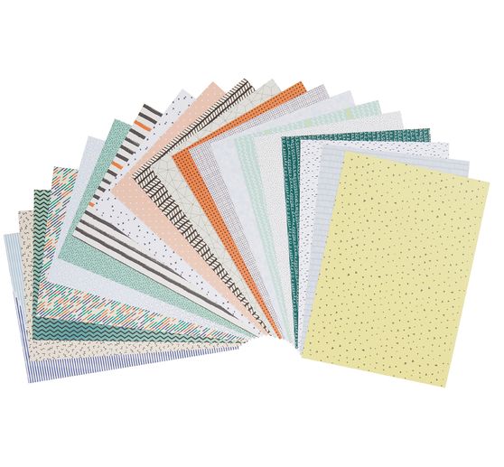 Motif block "Minimalist", 270 g/m², 24x34cm, 20 sheets