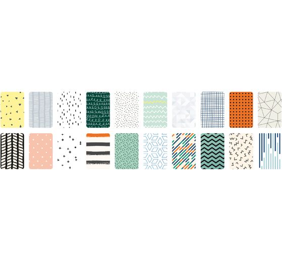 Motif block "Minimalist", 270 g/m², 24x34cm, 20 sheets