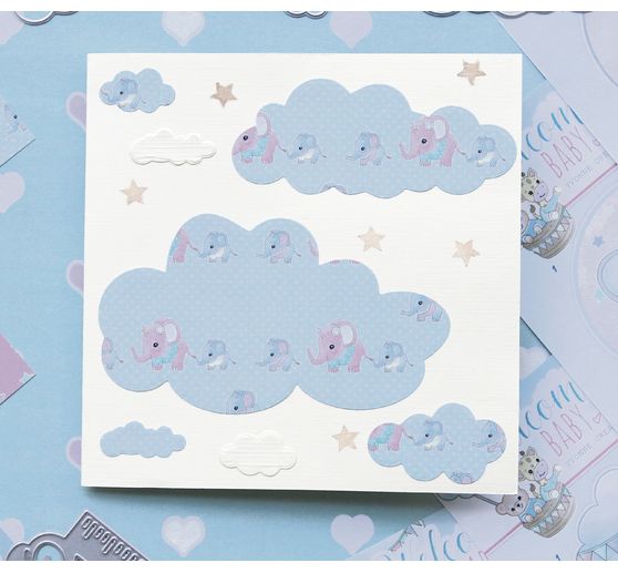 Punch template "Clouds"