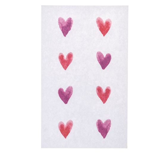 Samolepka "Srdce akvarel"