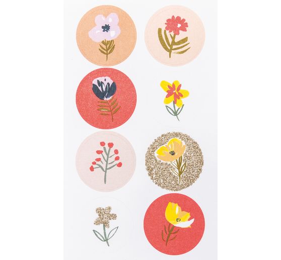 Samolepka "Květiny Hotfoil"