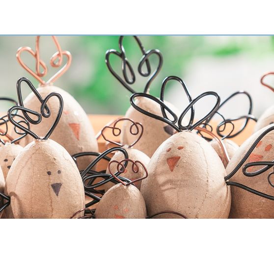 VBS Papier-mâché eggs, 10 pieces