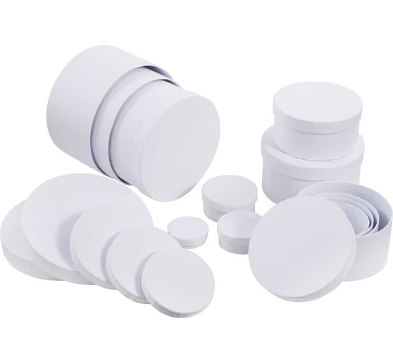 Kartonové krabice VBS "Kulaté", sada 12 kusů