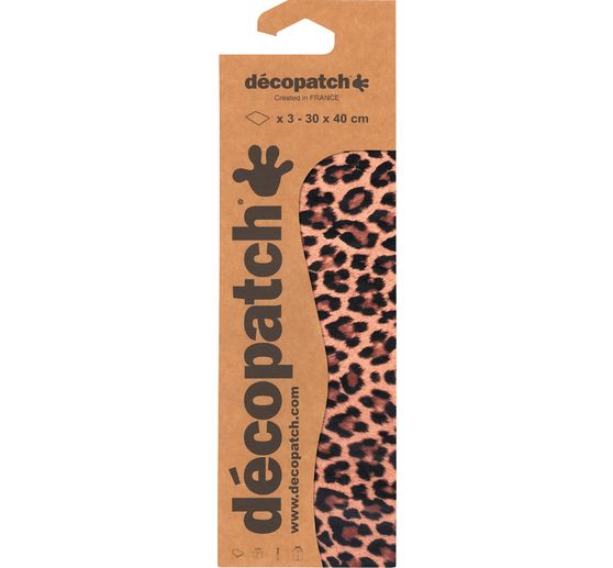 Pap&iacute;r D&eacute;copatch "Leopard"