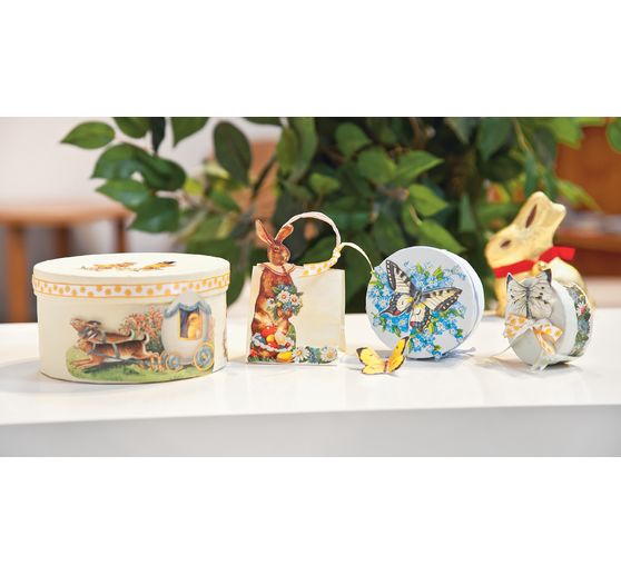 Kartonové krabice VBS "Kulaté", sada 12 kusů