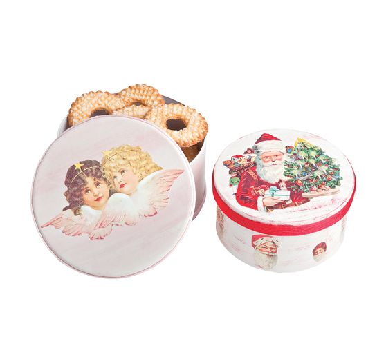 Kartonové krabice VBS "Kulaté", sada 12 kusů