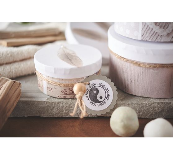 Kartonové krabice VBS "Kulaté", sada 12 kusů