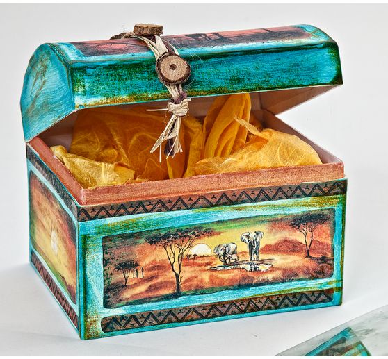 Truhlice VBS, sada 2 kusů, z bílého kartonu