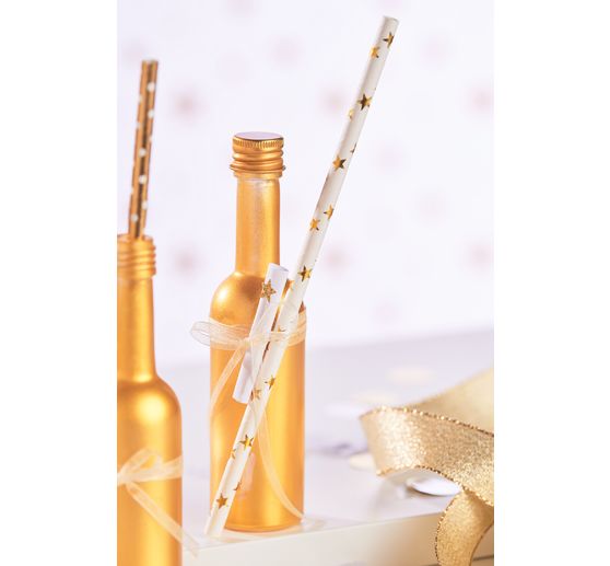 Paper straws, 25 pieces