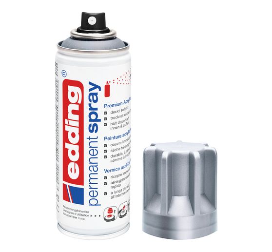 edding 5200 "Permanentní sprej", hedvábně matný