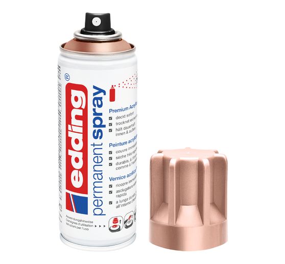 edding 5200 "Permanentní sprej", hedvábně matný
