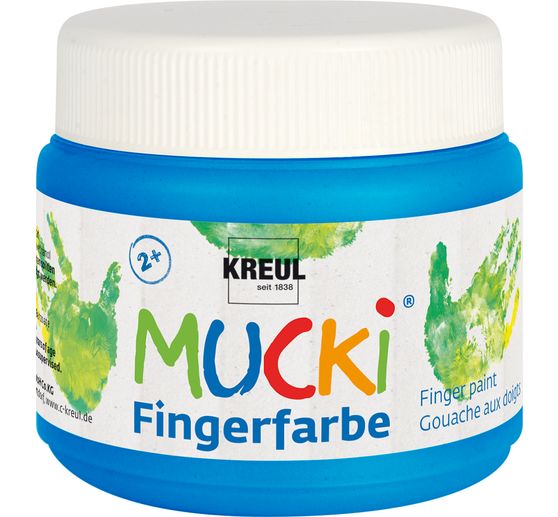 MUCKI Finger paint, set of 6, 150 ml each