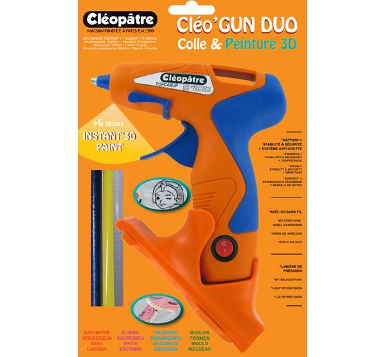 Mini hot glue gun "Without cable"