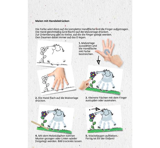 MUCKI set "We paint with hands and fingers"