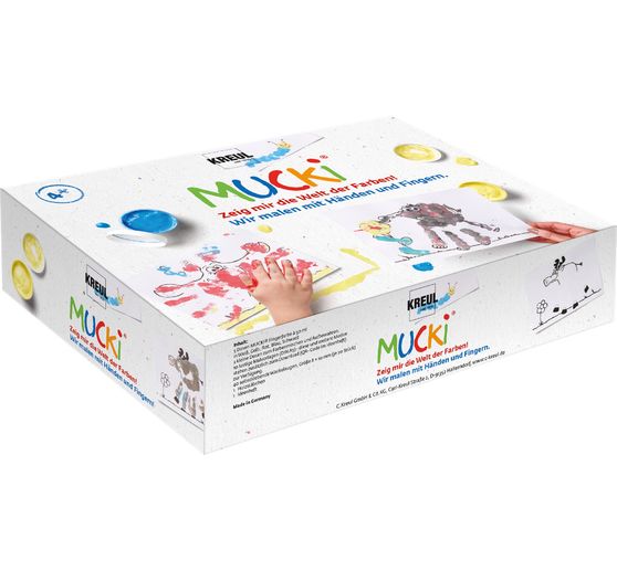 MUCKI set "We paint with hands and fingers"