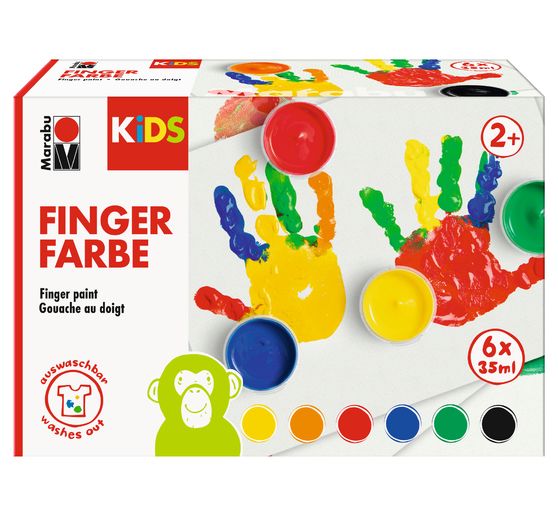 Marabu KIDS FINGER COLOR 6 SET