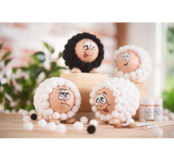 Dřevěné polokoule VBS bez vrtání, 10 kusů