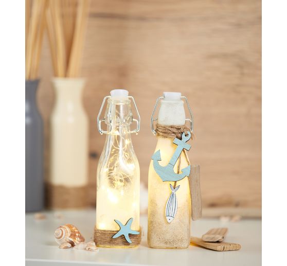 VBS Glass bottles with swing top 2 pieces