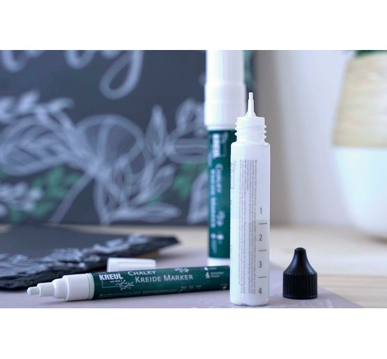 KREUL Chalky chalk Marker White Set of 4