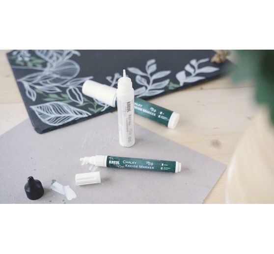 KREUL Chalky chalk Marker White Set of 4