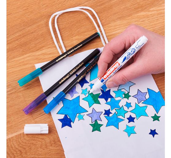 edding 1500 "Pastelové pero - měkká bílá"