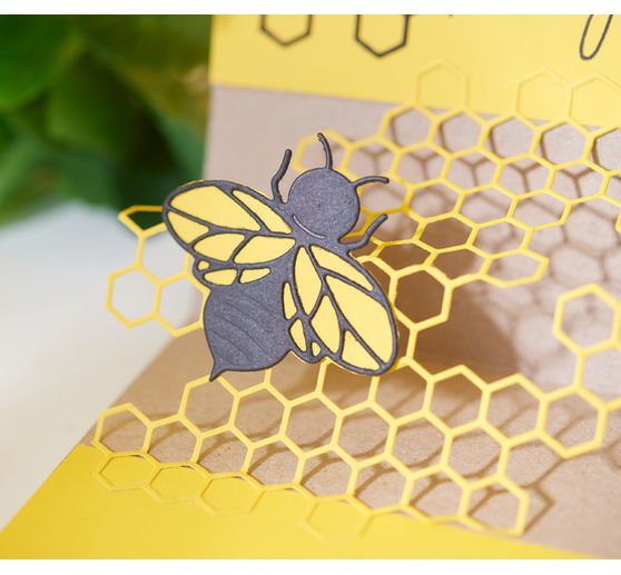 double cards with envelopes "Kraft paper", DIN A6, 50 pieces