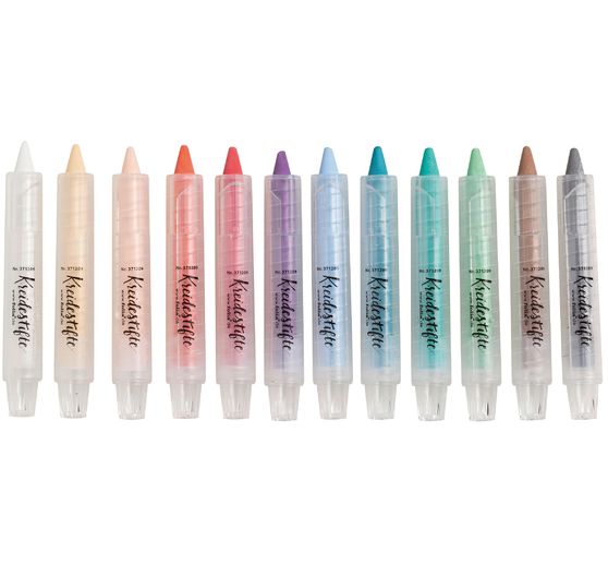 Chalk pencils, assorted colours