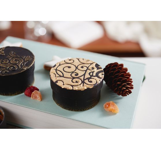 VBS Box "Round", 6 pieces, papier-mâché