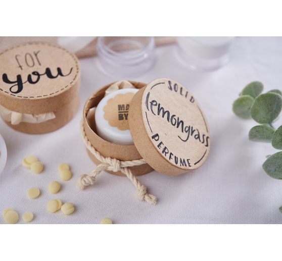 VBS Box "Round", 6 pieces, papier-mâché