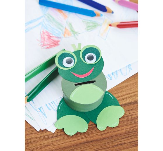 VBS Box "Round", 6 pieces, papier-mâché