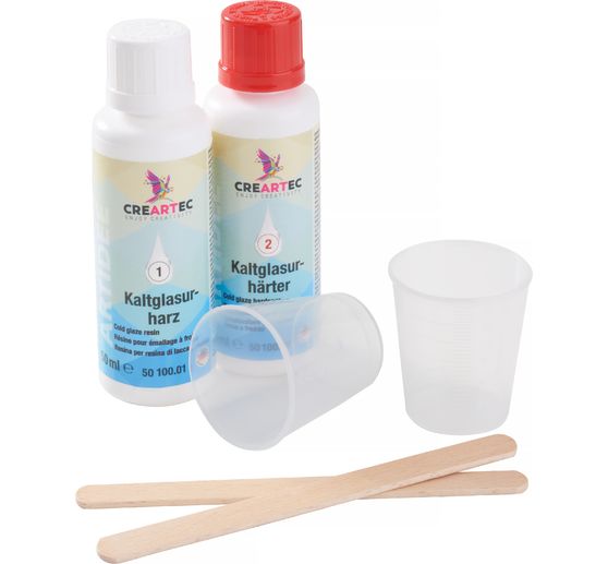 Cold glaze set, 100 ml