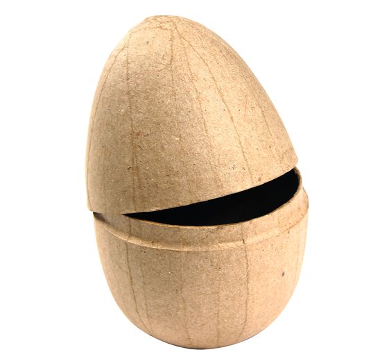 Paper mache eggs, divisible, 3 pieces