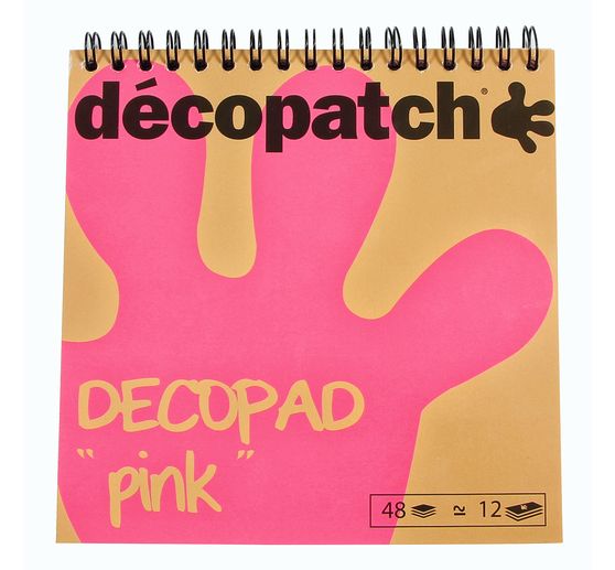Décopatch paper pad "Decopad Pink"