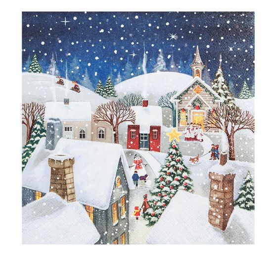 Napkin "Christmas story"