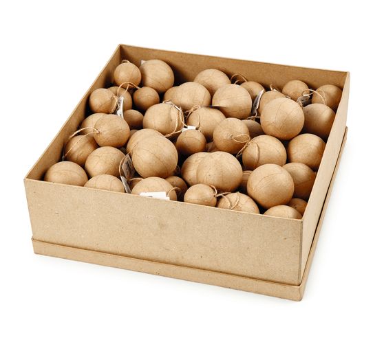 Papírmašé "Size mix", 105 kusů