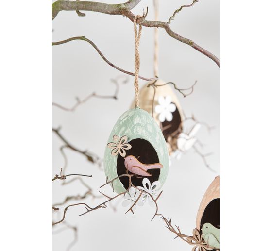 VBS Paper mache eggs with opening