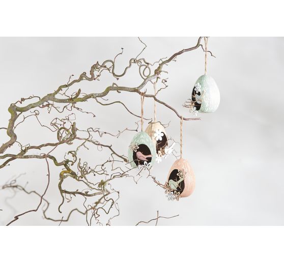 VBS Paper mache eggs with opening