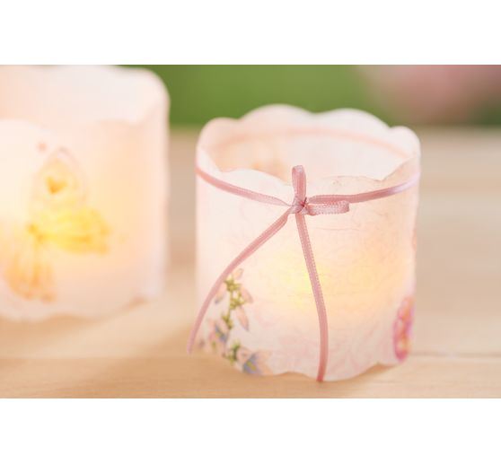 Napkin "Beautiful butterflies", rose