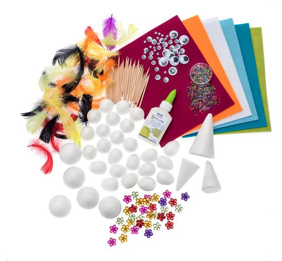 Jumbo kreativní směs "polystyren", cca 1 000 kusů