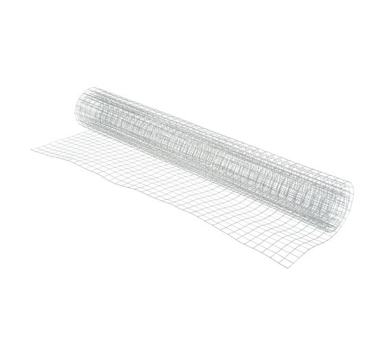 Dr&aacute;těn&eacute; pletivo, pozinkovan&eacute;, 13x13mm, 100x40cm, stř&iacute;brno&scaron;ed&eacute;