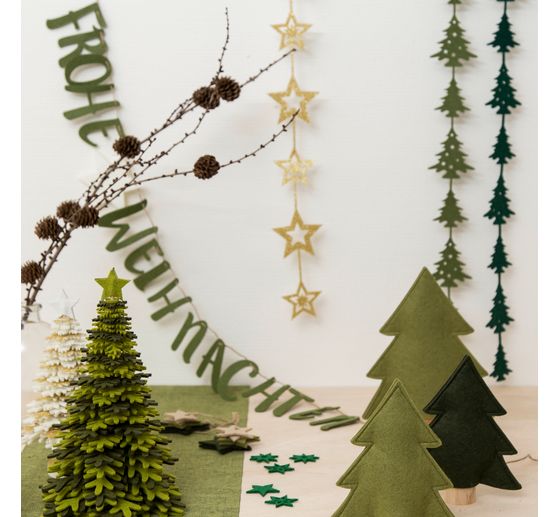 Glitter garland "Stars"